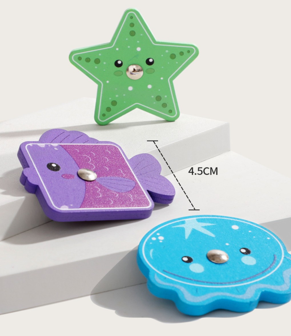 Nature Magnetic Colour and Shape Sorting Fishing Game