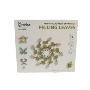 Onshine Falling Leaves Nature Transparent Snowflakes 200 Pieces
