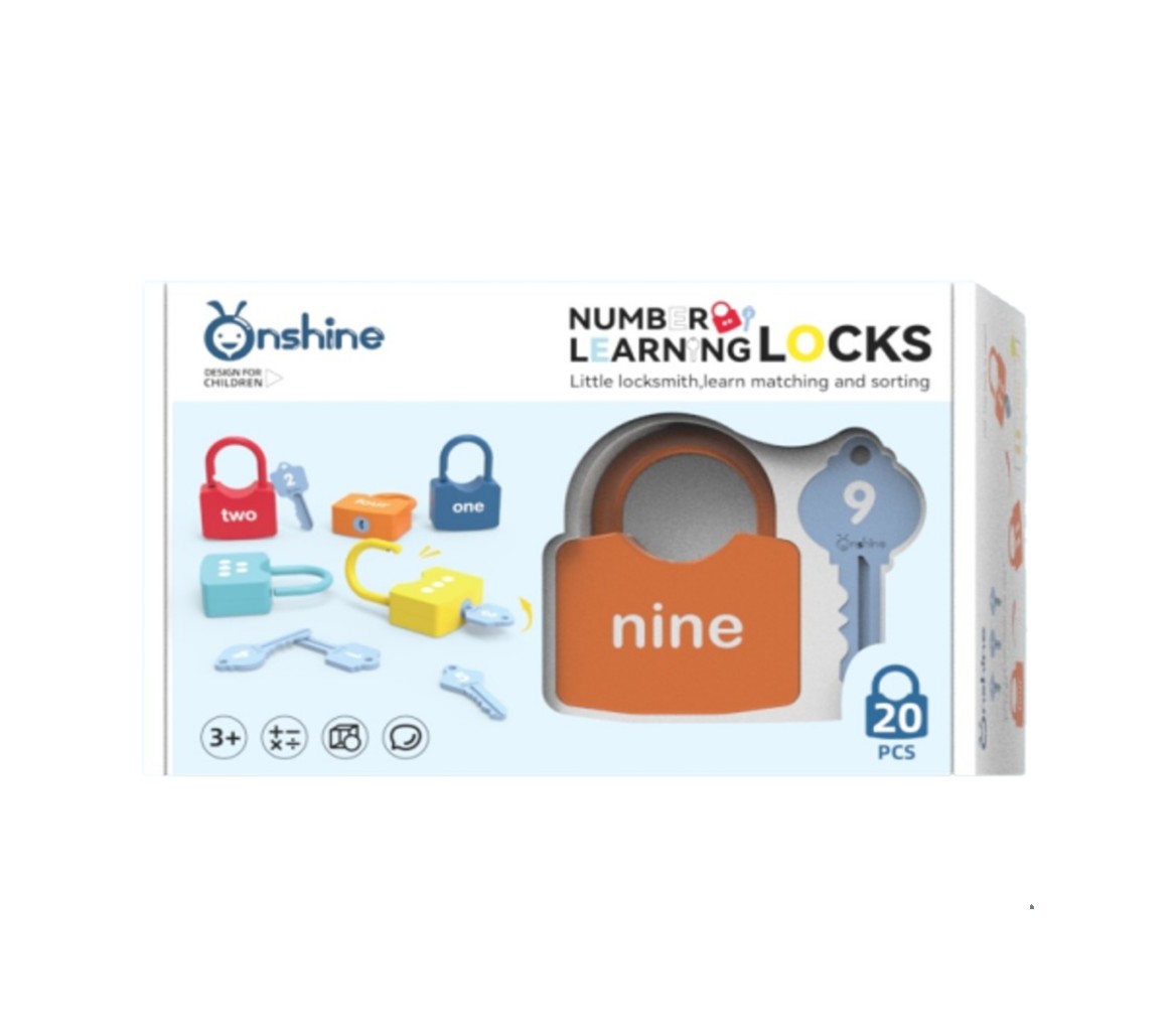 Onshine Number Learning Locks 20 Pieces