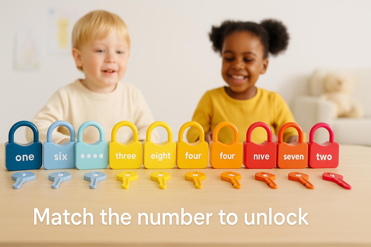 Onshine Number Learning Locks 20 Pieces