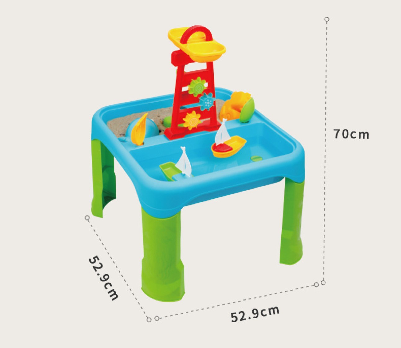 Kids 2-in-1 Sand and Water Play Table