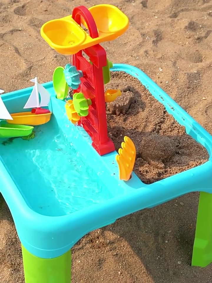 Kids 2-in-1 Sand and Water Play Table