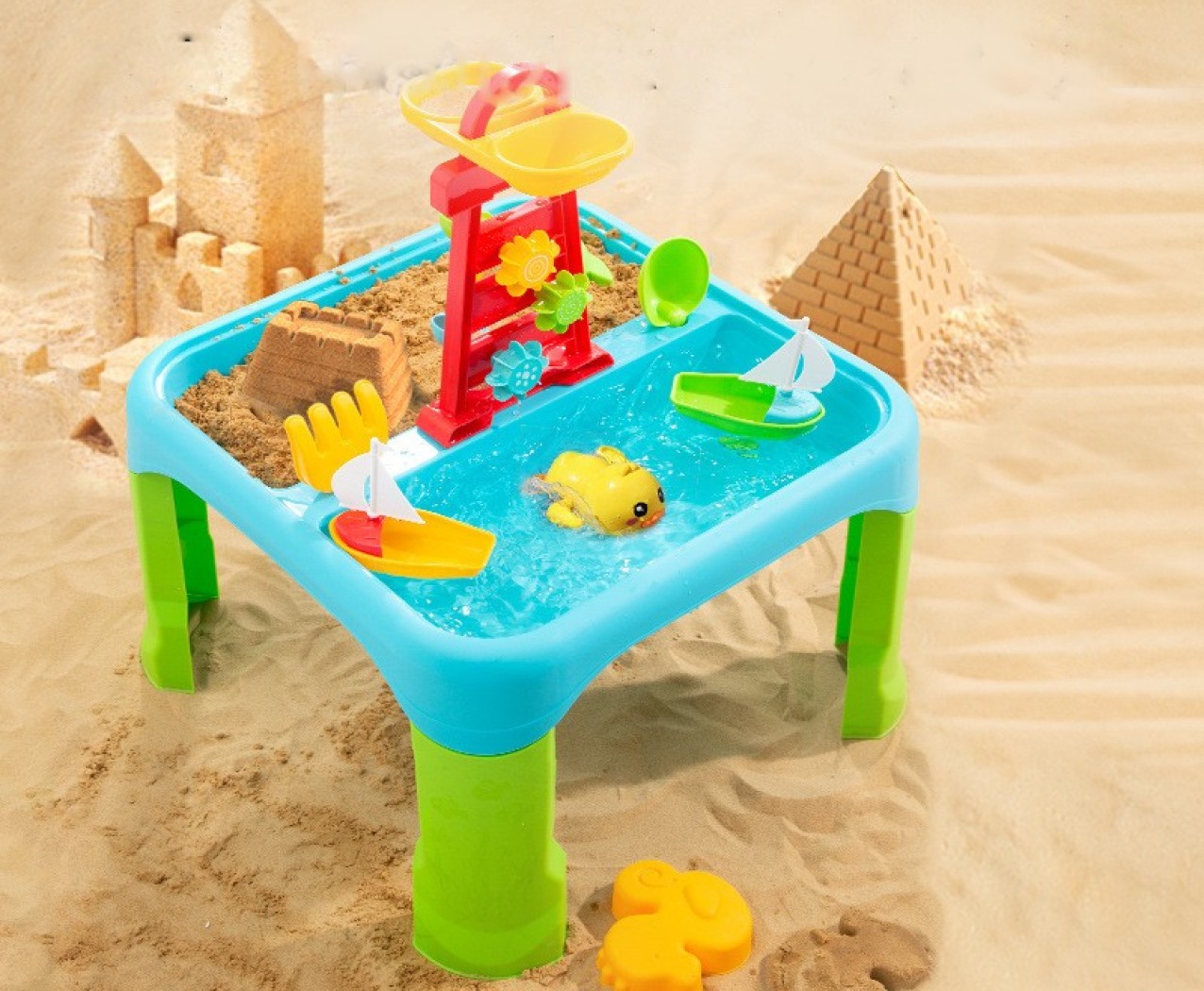 Kids 2-in-1 Sand and Water Play Table