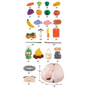 Camping Adventure Set with Pop-Up Tent – 34 Pieces