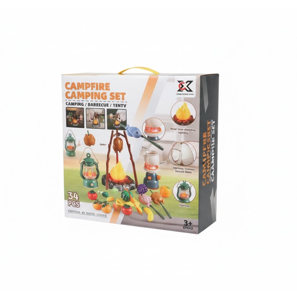 Camping Adventure Set with Pop-Up Tent – 34 Pieces