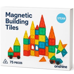 Onshine 78-Piece Magnetic Building Tiles Set